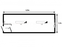 Блок-контейнер 6м жилой для строительных объектов в Давыдовке